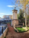 Photo of the Choragic monument of Lysicrates in Athens, Greece. Royalty Free Stock Photo