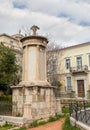 Choragic Monument of Lysicrates, Plaka, Athens, Greece Royalty Free Stock Photo