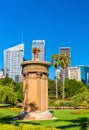 Choragic Monument of Lysicrates in Royal Botanical Garden of Sydney, Australia Royalty Free Stock Photo