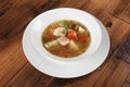 Chorba - traditional middle eastern soup Royalty Free Stock Photo