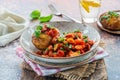 Chorizo and butterbean stew Royalty Free Stock Photo