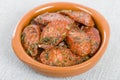Chorizo & Herbs Royalty Free Stock Photo