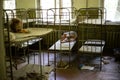 Bedroom in abandoned kindergarten.