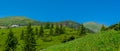 Chornohora mountain range and Hoverla Royalty Free Stock Photo