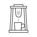 chorreador coffee line icon vector illustration