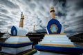 Chorten Stupa religious monument of Tibetan Buddhism,