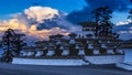 The 108 Chortens of Dochu La at Dusk , Dochu La ,Bhutan