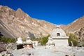 Chortens or Stupas during Markha Trek, Markha Valley, Ladakh, India