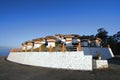 The 108 chortens stupas is the memorial in honour of the Bhuta Royalty Free Stock Photo