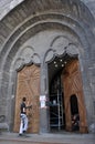 Reconstruction of the old doors of the church