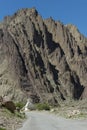 Chorton against a big mountain on Leh manali Road