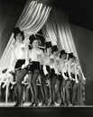 Chorus line Royalty Free Stock Photo