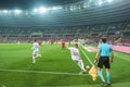 Poland vs Portugal 2:3 . In the picture assistant of referee