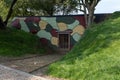 Polish defense and fortification line in Chorzow (Lagiewniki). Renovated bunker attraction