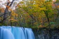 Choshi Otaki Falls ( Oirase Stream ) in sunny day