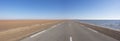 Chott el Djerid, Sciott Gerid and Shott el Jerid, is a large salt lake in southern Tunisia. Royalty Free Stock Photo