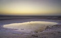 Chott el Djerid - salt lake in Tunisia