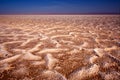 Chott el jerid desert Royalty Free Stock Photo