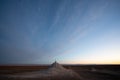 Chott Jerid in the morning- endorheic salt lake- Tunisia