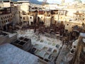 Chouara Tannery, Fes, Morocco Royalty Free Stock Photo