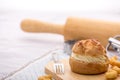 Choux cream puffs Royalty Free Stock Photo