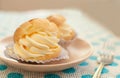 Choux cream Royalty Free Stock Photo