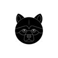 Chow chow face icon. Popular Breed of dogs element icon. Premium quality graphic design icon. Dog Signs and symbols collection ico