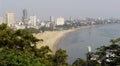 Chowpatty Beach in Mumbai, India Royalty Free Stock Photo