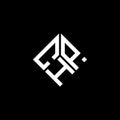 CHP letter logo design on black background. CHP creative initials letter logo concept. CHP letter design