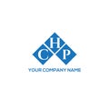 CHP letter logo design on WHITE background. CHP creative initials letter logo concept. CHP letter design