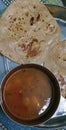 Chpati indian wheat, soup roti sabji