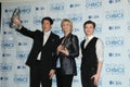 Chris Colfer,Cory Monteith,Jane Lynch Royalty Free Stock Photo