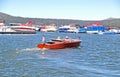 Chris Craft Speed Boat Royalty Free Stock Photo