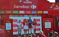 Chris Froome Team Sky On The Podium La Vuelta EspaÃÂ±a