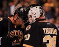 Chris Kelly and Tim Thomas, Boston Bruins