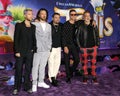 Chris Kirkpatrick, Justin Timberlake, Joey Fatone, Lance Bass, and JC Chasez of NSYNC Royalty Free Stock Photo