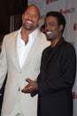 Chris Rock,Dwayne Johnson Royalty Free Stock Photo