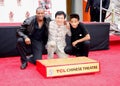 Chris Tucker, Jackie Chan and Jaden Smith Royalty Free Stock Photo