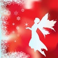 Chrismas Fairy Royalty Free Stock Photo