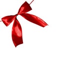 Chrismas gift Vibrant red color holiday satin bow