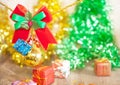 Chrismas ribbon Royalty Free Stock Photo