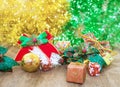 Chrismas ribbon Royalty Free Stock Photo