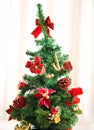 Chrismas tree winter decoration Royalty Free Stock Photo