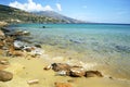 Chrissi Ammos beach in Greece Royalty Free Stock Photo