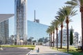 Christ Cathedral and Crean Royalty Free Stock Photo