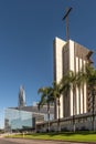 Christ Cathedral, Tower of hope and crystal Crean Tower in Garden Grove, California Royalty Free Stock Photo