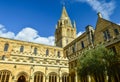 Christ Church Cathedral is the cathedral of the Anglican diocese of Oxford, England Royalty Free Stock Photo