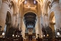Christ Church Cathedral interior, Oxford University, UK Royalty Free Stock Photo