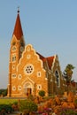 The Christ Church or Christuskirche is a historic landmark and Lutheran church in Windhoek, Namibia Royalty Free Stock Photo