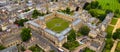 Christ Church College - Oxford University from above Royalty Free Stock Photo
